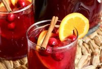 Cranberry Orange Boozy Sweet Tea