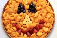 Carved Pumpkin Fruit Bowl