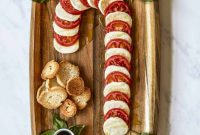 Crimson & Snow Caprese Board