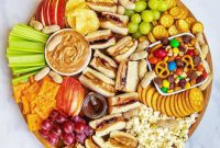 Peanut Butter and Jelly Snack Board