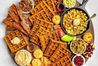 Autumn Pumpkin Waffle Spread