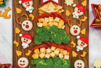 Festive Christmas Tree Snack Board for Kids