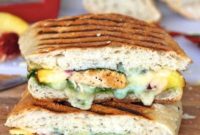 Sweet & Savory Pesto Chicken Panini