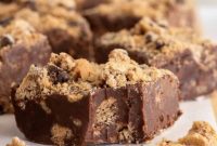 Chocolate Chip Cookie Dough Fudge