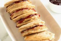 PB&J Banana Pancake Stacks