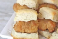 Crispy Baked Chicken Biscuit Bites