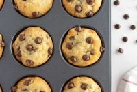 Decadent Banana Chocolate Chip Muffins