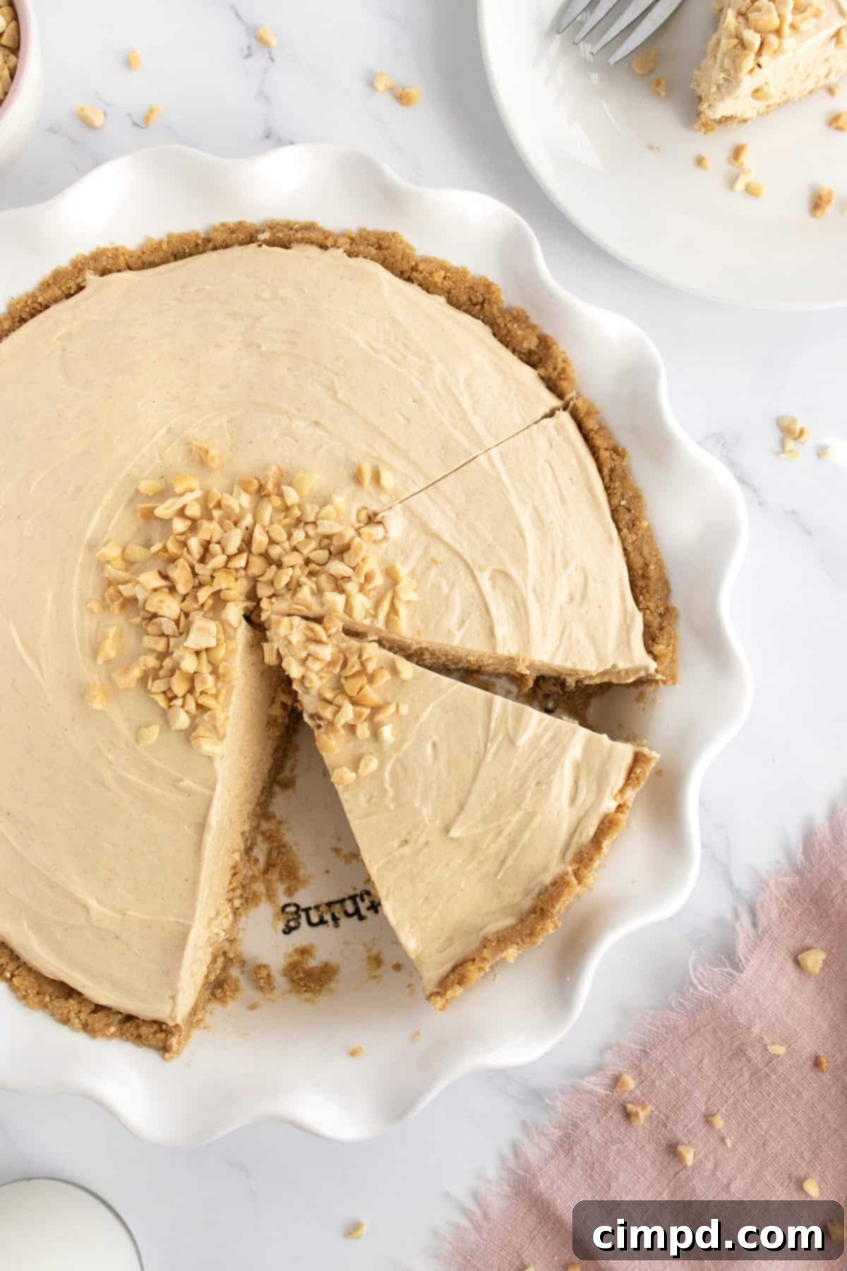 Effortless Peanut Butter Dream Pie 1 featured 22911