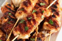 Crispy Bacon Chicken Skewers