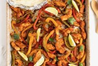 Easy Sheet Pan Chicken Fajitas