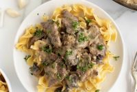 Simple Beef Stroganoff