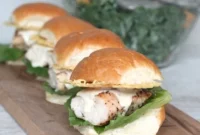 Caesar Chicken Slider Bites