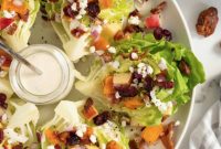 Petite Autumn Wedges with Tangy Goat Cheese Drizzle