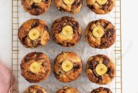 Cinnamon Marbled Banana Muffins