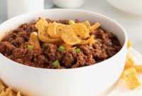 Easy Beanless Chili