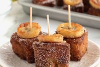 Banana Bread French Toast Poppers