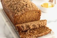 Warm Maple Cinnamon Streusel Swirl Bread