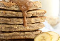 Wholesome Banana Nut Oat Pancakes