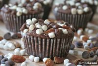 Decadent Rocky Road Brownie Cupcakes