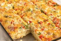 Loaded Hash Brown Breakfast Bake