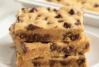 Ultimate Peanut Butter Chocolate Chip Cookie Bars