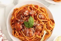 Saucy Strands, Savory Spheres