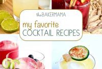 My Go-To Cocktail Concoctions