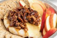Caramel Pecan Baked Brie