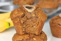 Golden Spiced Banana Muffins