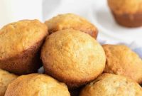 Golden Banana Muffins