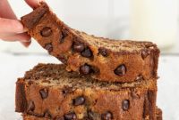 Decadent Chocolate Chip Banana Loaf
