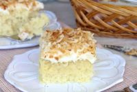 Tropical Coconut Sheet Cake