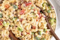 Hearty Bacon Ranch Pasta Salad