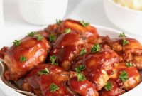 Oven-Roasted BBQ Chicken Thighs