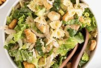 Zesty Caesar Chicken Pasta Toss
