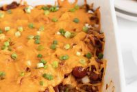 Loaded Chili Cheese Dog Bake