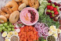 Vibrant Beet Bagel Board