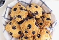 Golden Crumb Blueberry Muffins