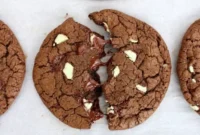 Decadent Mocha Mint Cookies