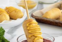 Crispy Baked Corn Dogs