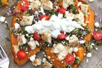 Greek Stuffed Sweet Potatoes