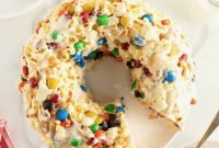 Caramel Popcorn Crunch Cake