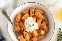 Golden Sweet Potato Dumplings with Caramelized Butter & Herbs