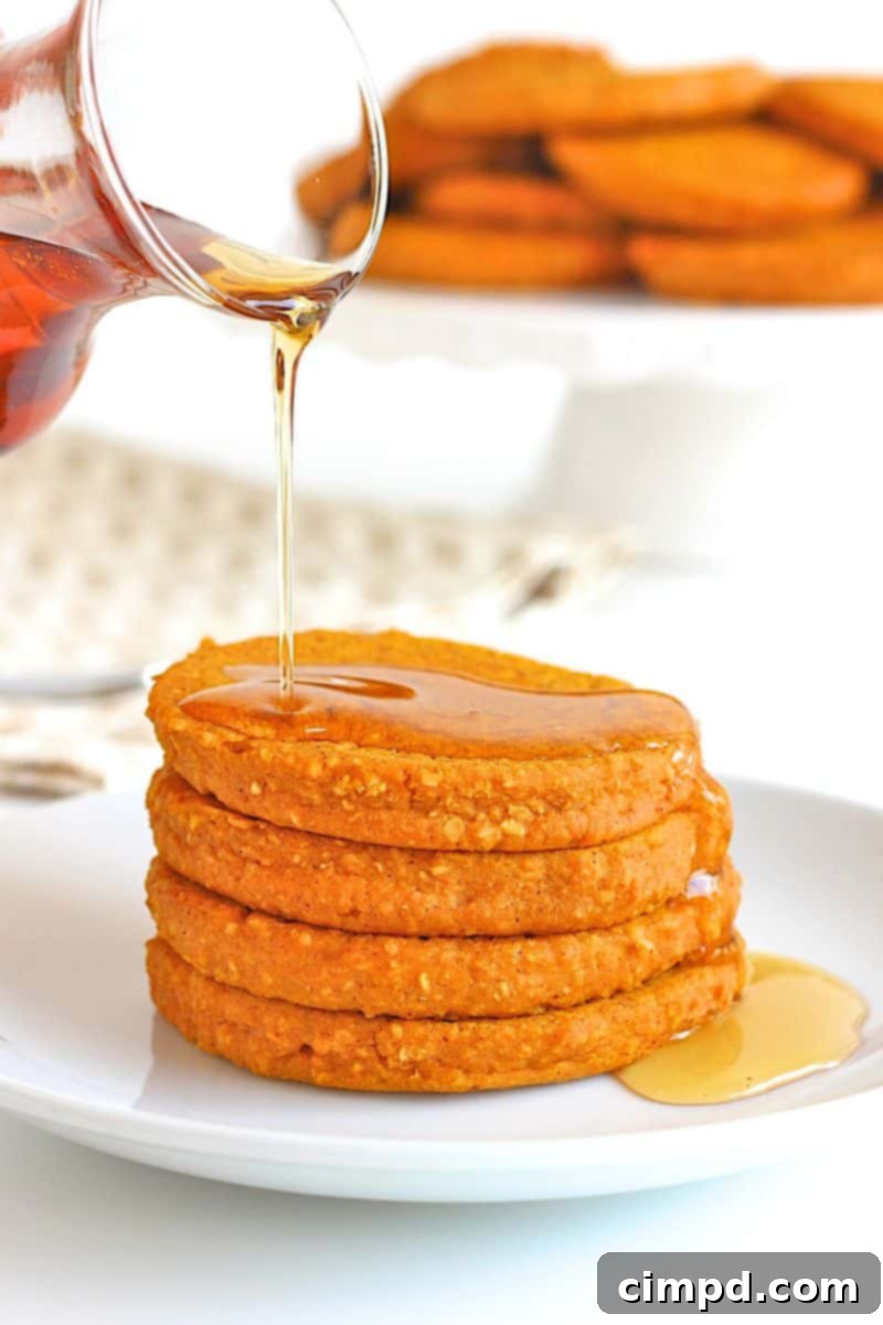 Effortless Pumpkin Oat Blender Pancakes 1 featured 5657