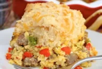 Golden Biscuit Breakfast Casserole