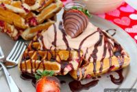 Chocolate-Dipped Strawberry Waffle Dream