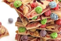 Crunchy Peanut Butter Berry Bark