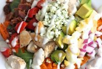 Cobb-Loaded Sweet Potatoes