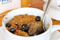 Quick Blueberry Banana Mug Muffin