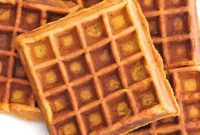 Spiced Pumpkin Eggnog Waffles